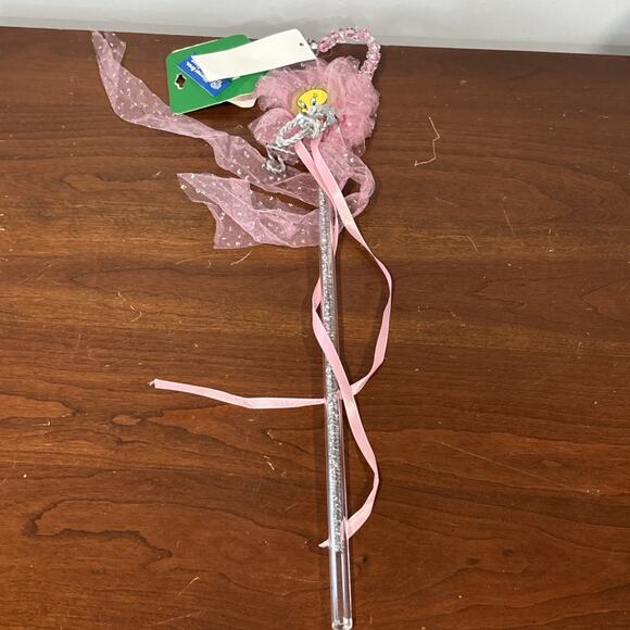 Warner Bros. Studio Store Looney Tunes Tweety Pink Heart Princess Wand Vintage - Picture 7 of 7